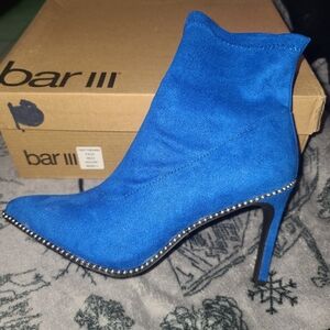 Melanay Womens Stretch Pull On Ankle Boots Bar III